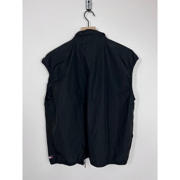 Vintage Tommy Hilfiger 90s Black Nylon Vest Size L - Picture 8 of 10